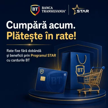 💳 Rate fără dobândă cu cardurile BT