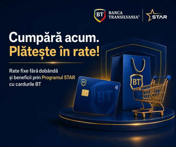 💳 Rate fără dobândă cu cardurile BT
