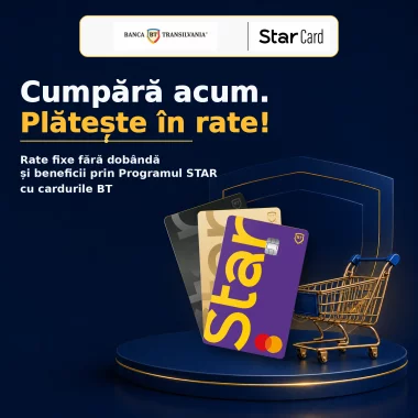 💳 Rate fără dobândă cu cardurile BT