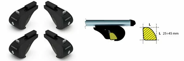 Set picioare Evos RA 4 bucati