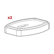 Set distantiere pentru kiturile Kargo 2buc - h 13 mm