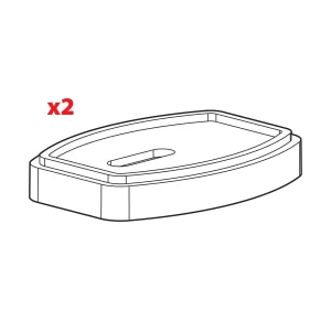 Set distantiere pentru kiturile Kargo 2buc - h 13 mm