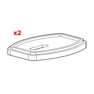 Set distantiere pentru kiturile Kargo 2buc - h 7 mm