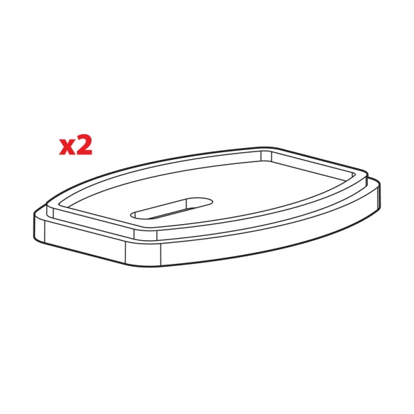 Set distantiere pentru kiturile Kargo 2buc - h 7 mm