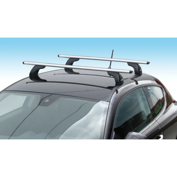 Alumia, pereche de bare portbagaj din aluminiu - L - 127 cm