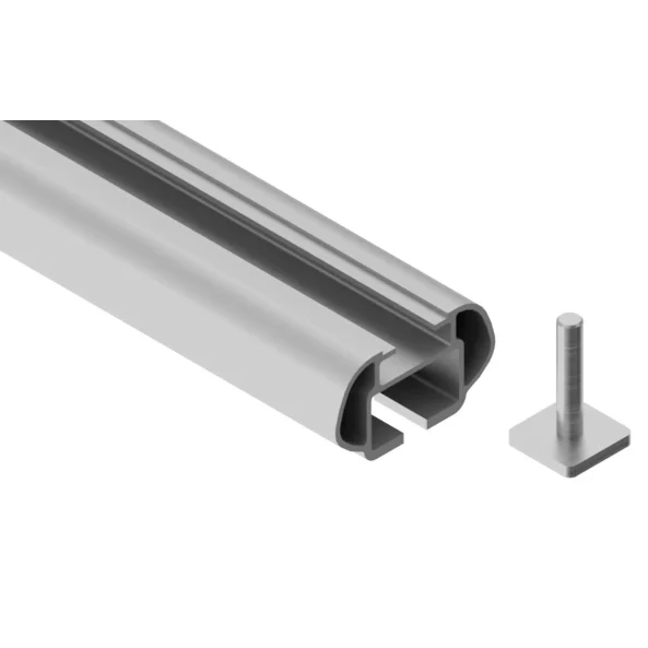 Alumia, pereche de bare portbagaj din aluminiu - L - 127 cm
