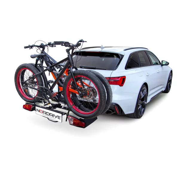 Asura 2, suport biciclete cu fixare pe carligul de remorcare - 2 biciclete