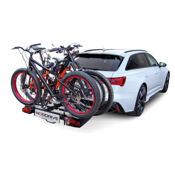 Asura 3, suport biciclete cu fixare pe carligul de remorcare - 3 biciclete