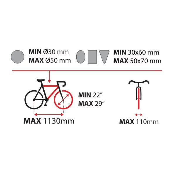 Asura 3, suport biciclete cu fixare pe carligul de remorcare - 3 biciclete
