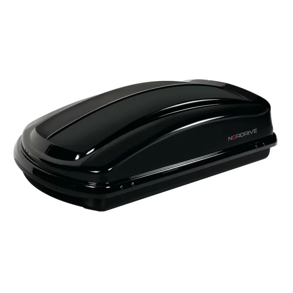 Box 330, cutie portbagaj ABS, 330 l - Negru lucios