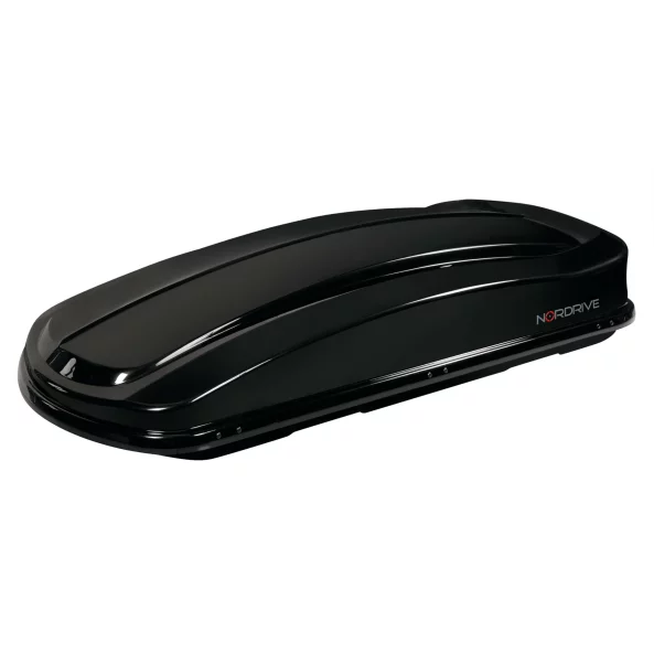 Box 430, cutie portbagaj ABS, 430 l - Negru lucios
