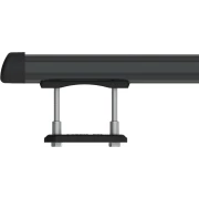 Club, set complet de bare portbagaj din otel - M - 120 cm