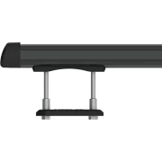 Club, set complet de bare portbagaj din otel - XL - 135 cm