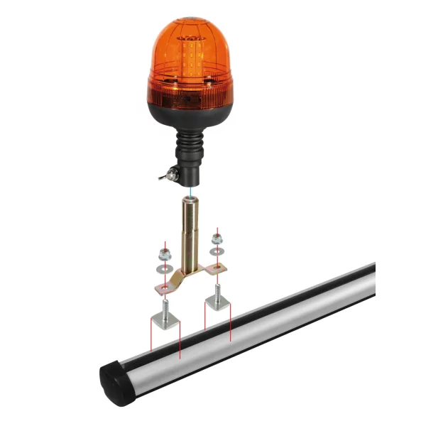 Set Conectori „T”, pentru bara portbagaj din aluminiu, Nordrive Kargo-Plus, 2buc
