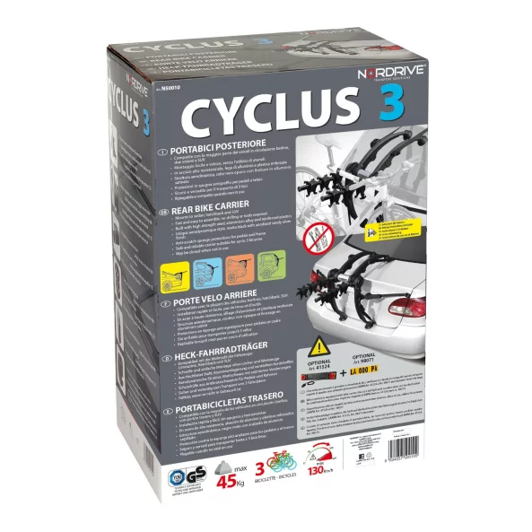 Cyclus 3, suport biciclete cu prindere pe haion portbagaj