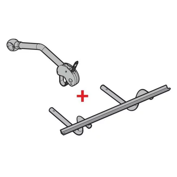 Elix+1, kit de extensie pentru Elix 2 suport biciclete cu fixare pe carligul de remorcare - 1 bicicleta