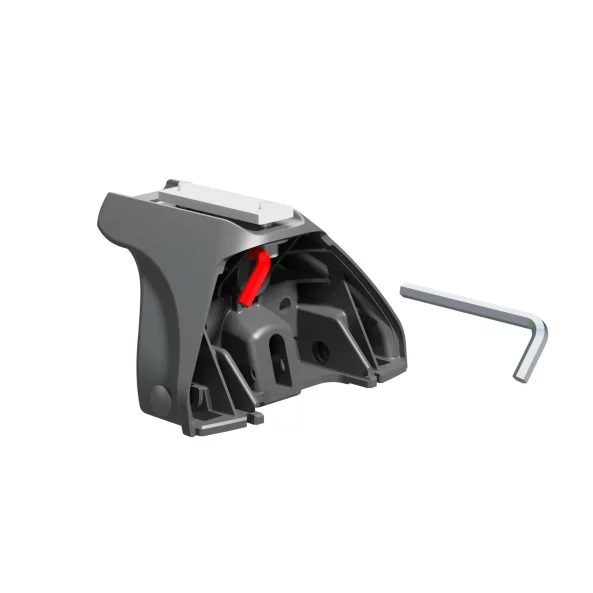 Evos LP (profil redus), kit de 4 picioare pentru toata gama de bare portbagaj Nordrive
