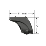 Evos LP (profil redus), kit de 4 picioare pentru toata gama de bare portbagaj Nordrive