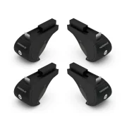 Evos RA (Rail Alu), kit de 4 picioare pentru bare de aluminiu Silenzio, Alumia, Helio