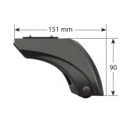 Evos ST (standard), kit de 4 picioare pentru toata gama de bare portbagaj Nordrive