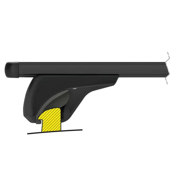 Helio Black In-Rail, set complet de bare portbagaj din aluminiu - L - Evos IA