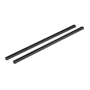 Helio Black, pereche de bare portbagaj din aluminiu - L - 127 cm