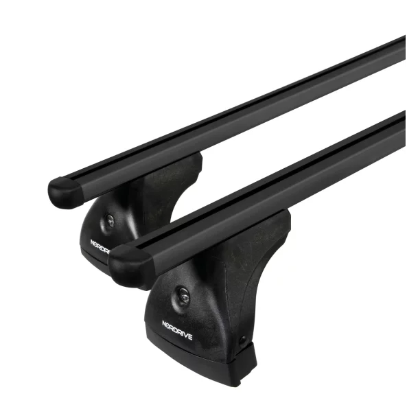 Helio Black, pereche de bare portbagaj din aluminiu - M - 120 cm