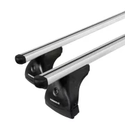 Helio, pereche de bare portbagaj din aluminiu - L - 127 cm
