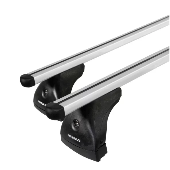 Helio, pereche de bare portbagaj din aluminiu - L - 127 cm