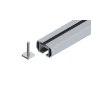 Helio, pereche de bare portbagaj din aluminiu - L - 127 cm