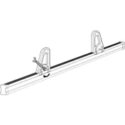 K-1, set opritoare incarcatura, cu fixare pe bara portbagaj din otel Nordrive Kargo, 2buc - 11 cm