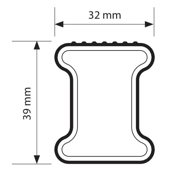 Kargo, bara portbagaj din otel - 135 cm