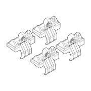 Kit de montaj pentru bare Alumia, Quadra, Silenzio C001 - Ford