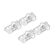 Kit de montaj pentru bare Alumia, Quadra, Silenzio C004 - Renault