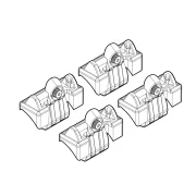 Kit de montaj pentru bare Alumia, Quadra, Silenzio C010 - Audi