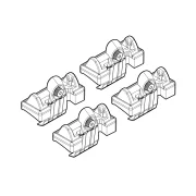 Kit de montaj pentru bare Alumia, Quadra, Silenzio C016 - Lancia
