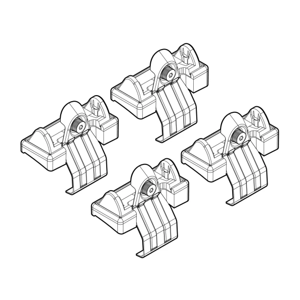 Kit de montaj pentru bare Alumia, Quadra, Silenzio C021 - Honda