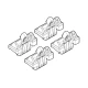 Kit de montaj pentru bare Alumia, Quadra, Silenzio C022 - Volkswagen