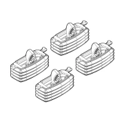 Kit de montaj pentru bare Alumia, Quadra, Silenzio C031 - Seat