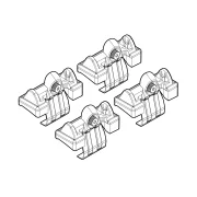 Kit de montaj pentru bare Alumia, Quadra, Silenzio C035 - Audi