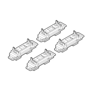 Kit de montaj pentru bare Alumia, Quadra, Silenzio C036 - Chrysler, Citroen, Fiat, Ford, Kia, Lancia, Nissan, Peugeot, Porsche, Volkswagen