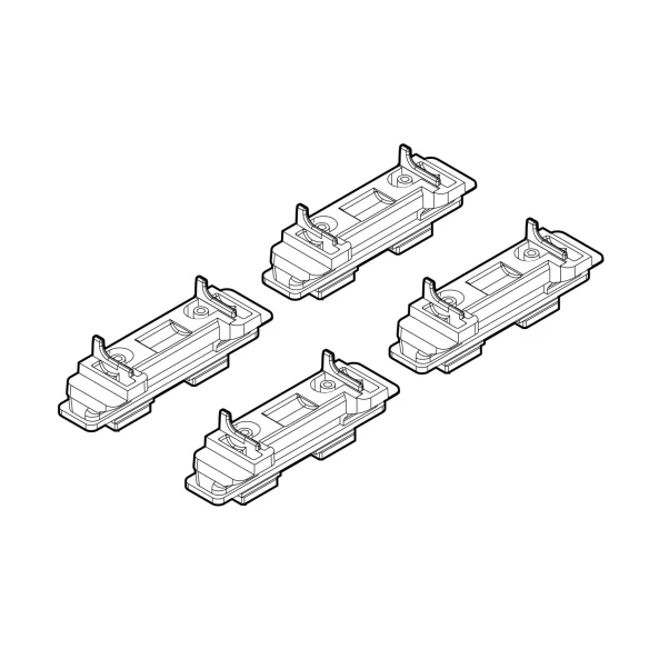 Kit de montaj pentru bare Alumia, Quadra, Silenzio C036 - Chrysler, Citroen, Fiat, Ford, Kia, Lancia, Nissan, Peugeot, Porsche, Volkswagen