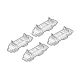 Kit de montaj pentru bare Alumia, Quadra, Silenzio C036 - Chrysler, Citroen, Fiat, Ford, Kia, Lancia, Nissan, Peugeot, Porsche, Volkswagen