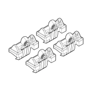 Kit de montaj pentru bare Alumia, Quadra, Silenzio C039 - Audi