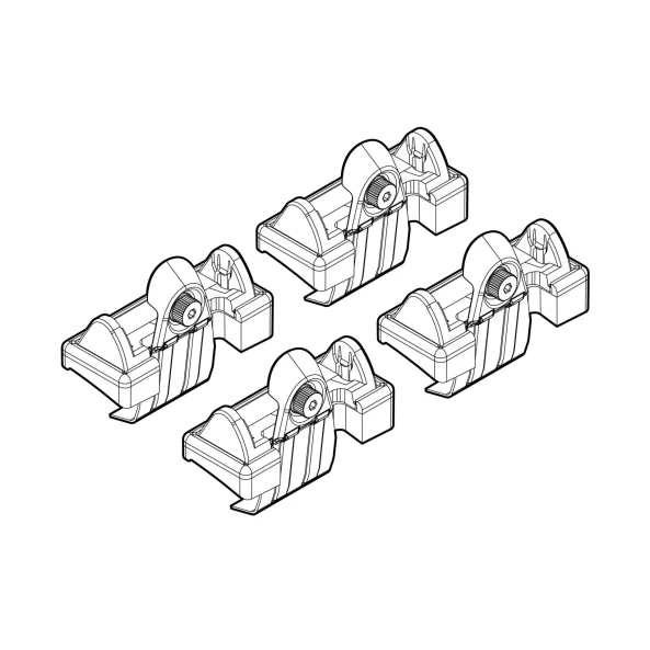 Kit de montaj pentru bare Alumia, Quadra, Silenzio C039 - Audi