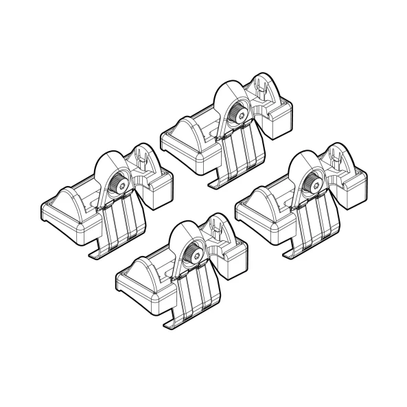 Kit de montaj pentru bare Alumia, Quadra, Silenzio C040 - Toyota