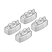 Kit de montaj pentru bare Alumia, Quadra, Silenzio C044 - Ford, Renault