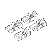 Kit de montaj pentru bare Alumia, Quadra, Silenzio C047 - Hyundai