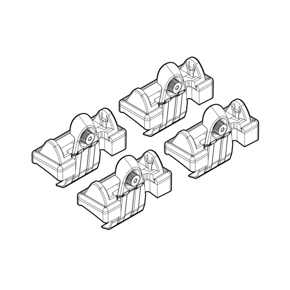 Kit de montaj pentru bare Alumia, Quadra, Silenzio C052 - Peugeot