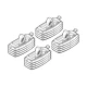Kit de montaj pentru bare Alumia, Quadra, Silenzio C053 - Fiat